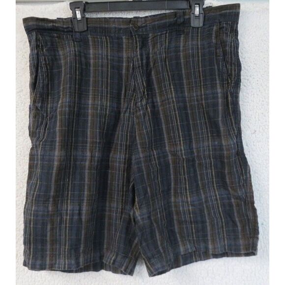 Tommy Bahama Other - Mens Tommy Bahama Shorts Linen Silk‎ Multicolor Plaid Size 36   T8543